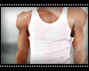 !' tank top white beater