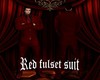 Red fulset suit