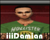 D|Green Hollister Vneck