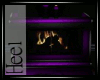 H| Purple Loft Fireplace