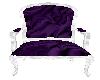 Wedding Chair Purple&Whi