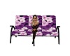 Purple Florial Couch