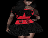 Bow Dress cute blk red