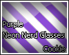 Neon Nerd Glasses:Purple