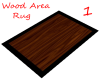 Wood Area Rug rectangle 