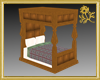 Country Oak Poster Bed 1