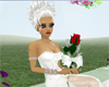 (IKY2) RED ROSE W/WHITE