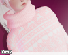 ♦ Big pink sweater