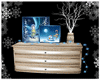Blue Winter Dresser