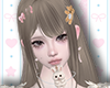 ᨳLinen Brown Bangs