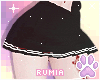 r. Bloody Skirt Black