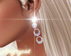 Diamond Earrings Violet
