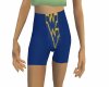 (CS)wv blue-gold shorts