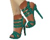 (Sn)Teal Strappy Heels