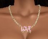 *LOVE* NECKLACE - PINK