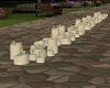 row of candles