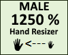 Hand Scaler 1250% Male