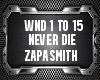 WE WILL NEVER DIE