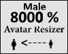 Avatar scaler 8000% Male