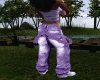 ~S~purple overalls