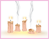 Pink Drip Candles