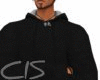 CIS*Plain black hoody V2