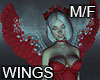 VALENTINE WINGS RED M/F