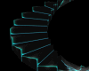 Animated Neon Stairs