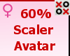 60% Scaler Avatar - F