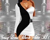 Sassy Dress Bla-Whi Rl 1
