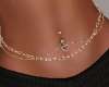 Belly Piercing + Chain