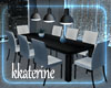 [kk] Blue Dining Table