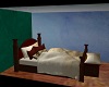 medieval bed w/poses