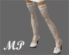 MP White Lace Stockings