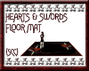 {SCC}Hearts & Swords Mat