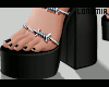 ð. Chrome Wire Heels