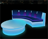 neon/glow couch  table