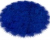 Fur Rug Blue