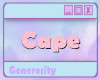 Generosity Cape