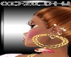 CL$ MINAJ LIPS HOOPS