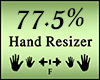 Hand scaler 77,.5%