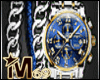 Blue Watch + Bracelets