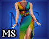 MS Rainbow Dress