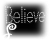 =S=BelieveSign WallLight