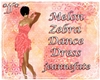 *jf* Melon Zebra Dress