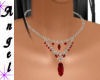 Silver&Ruby Necklace