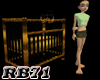 (RB71) Animted Baby Crib