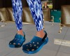 ! CROCS NURSE BLUE STARS