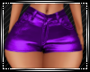 Purple Metallic Shorts