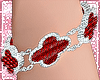 VC Bracelet Red Silver